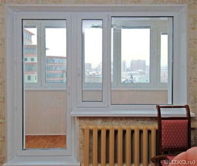 Остекление балкона из пластикового профиля от компании столи.