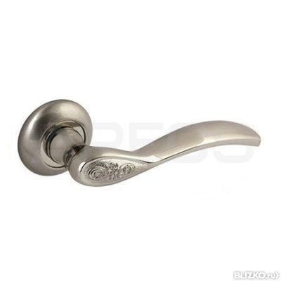 РУЧКИ ДВЕРНЫЕ MEGAPOLIS ISTANBUL H-0844-А-NIS/NI, никель матовый/глянцевый