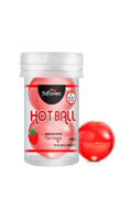 Лубрикант AROMATIC HOT BALL на масляной основе в виде двух шариков HotFlowers