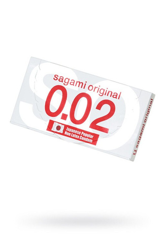 Презервативы полиуретановые Original Sagami, 002 мм (2 шт)