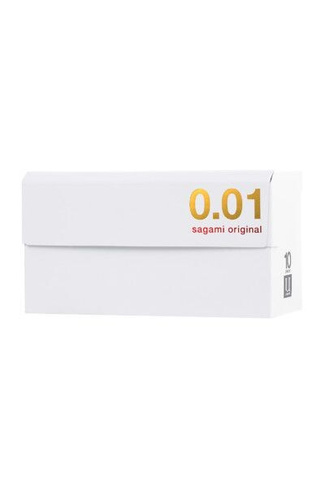 ПРЕЗЕРВАТИВЫ ПОЛИУРЕТАНОВЫЕ SAGAMI ORIGINAL 001 №10