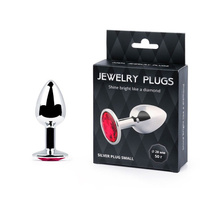 SILVER PLUG SMALL, цвет кристалла рубиновый - вес 50гр