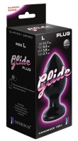 Анальный плаг Glide XL, L 110 мм, D 65 мм, цвет чёрный