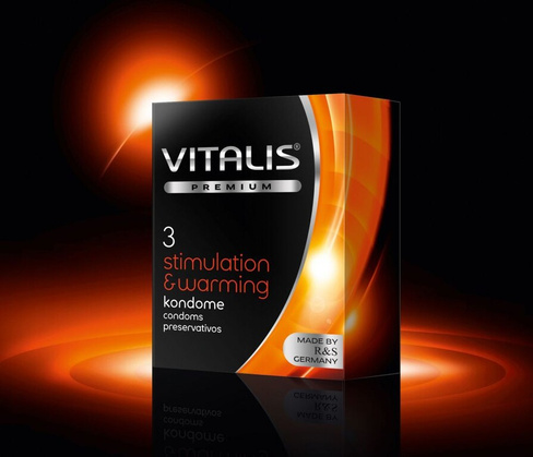 Презервативы VITALIS premium №3 Stimulation & warming Vitalis