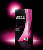 ПРЕЗЕРВАТИВЫ VITALIS, PREMIUM, 18 СМ, 5,3 СМ, 12 ШТ. в ассортименте Vitalis