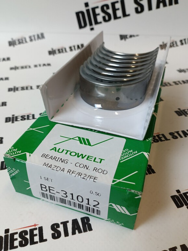 Вкладыши шатунные RF, R2, 0.50, BE-31012, AUTOWELT