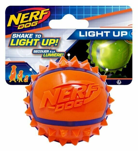 Nerf DOG LIGHT UP мяч с шипами 6 см