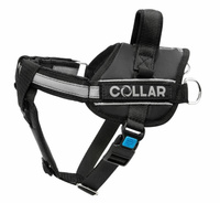 COLLAR Dog Extreme Police №2 чёрная 40-60см шлея