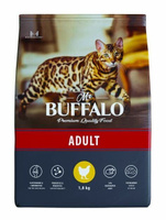 Mr.Buffalo сухой корм для кошек с курицей 1.8 кг Mr. Buffalo