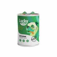 Lucky Bits кролик с грушей и цукини консервы для собак 400 г