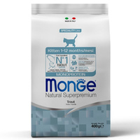 Monge Cat Monoprotein корм для котят с форелью 400г (28552)