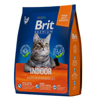 Brit Cat Indoor сухой корм для кошек Курица 800г