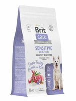 Сухой корм для собак Brit CARE 1,5 кг, Индейка и Ягненок, Dog Adult Sensitive Healthy Digestion