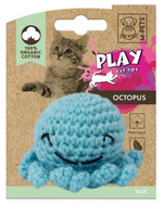 M-Pets ECO игрушка для кошек Осьминог голубой с кош. мятой, 7.5*7.5*5.5см