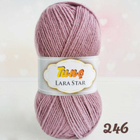 Пряжа TUNC LARA STAR 246, Сухая роза