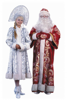 Комплекты костюмов Деда Мороза, Снегурочки и другая сценическая одежда
