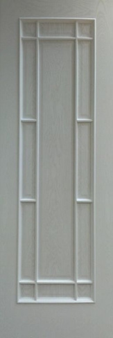 Дверь межкомнатная Лаурия шпон беленый дуб ДГ классический багет