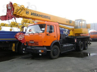 Аренда автокрана 25 тонн