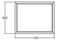 Окно глухое Veka Softline 900х1100 с подрамником