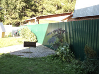 Забор из профлиста 1,5 м зеленый