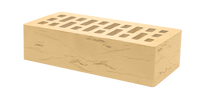 Кирпич керамический одинарный лицевой золотистый ГОСТ 530-2012