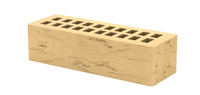 Кирпич керамический евроформат лицевой золотистый ГОСТ 530-2012