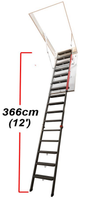 Лестница чердачная металлическая складная Fakro LMP для высоких потолков