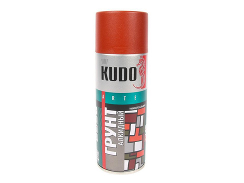 Грунт алкидный универсальный KUDO (520 мл) красно-коричневый