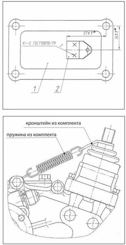 Фото - Комплект фиксации пониженной передачи УАЗ Хантер, Патриот