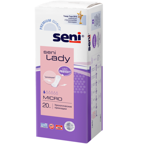 Урологические прокладки Seni Lady Micro (20 шт) Россия