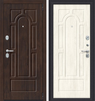 Металлическая входная дверь с МДФ "Porta S 55.55" Almon 28/Nordic Oak