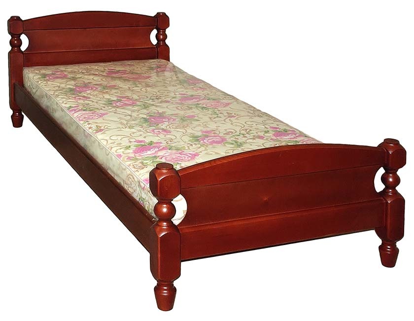 Кровать из массива КР-М2-5 (Смена-Комплект) от компании Фабрика Мебели .