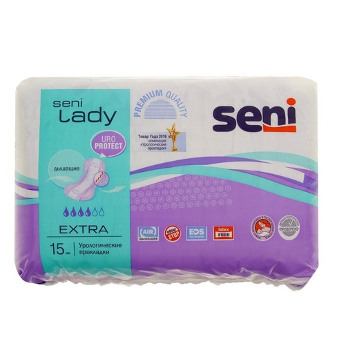 Урологические прокладки Seni Lady Extra (15 шт) Россия