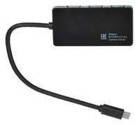 USB Разветвитель Buro BU-HUB4-0.2-U3.0 Черный