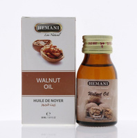 Масло грецкого ореха walnut oil HEMANI 30 мл