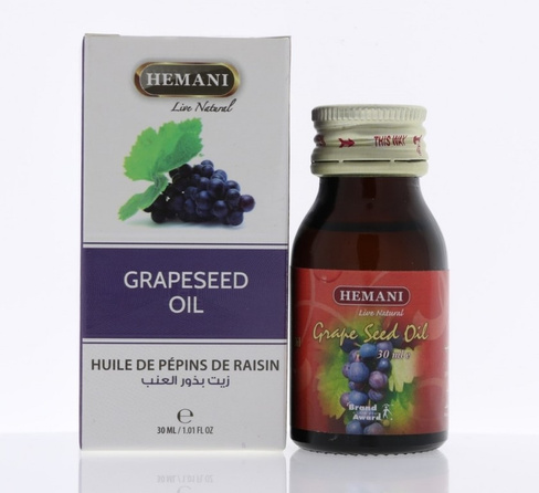 Масло виноградных косточек Grape Seed oil (HEMANI) 30 мл