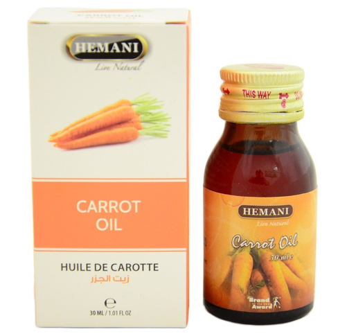 Морковное масло carrot oil (HEMANI) 30 мл