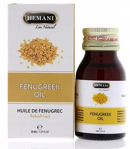 Масло семян пажитника fenugreek oil фену грека, шамбалы (HEMANI) 30 мл