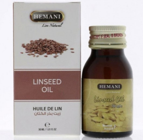 Масло льна linseet oil (HEMANI) 30 мл