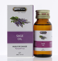 Масло шалфея sage oil (HEMANI) 30 мл