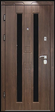 Двери входные металлические ВЕРОНА МДФ/МДФ 2066*880 мм
