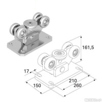 Опора роликовая для балки 95х88х5