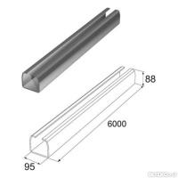 Балка прокатная 95х88х5 для ворот L-6000мм