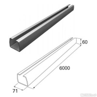 Балка прокатная 71х60х3,5 для ворот L-6000 мм