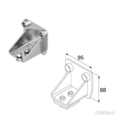 Крышка задняя для балки 95х88х5