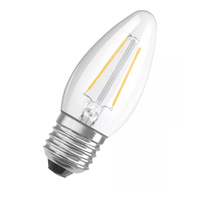 Лампа FIL LSCL B60 5W/840 230V CL E27 660lm LED FILLED свеча прозрачн Osram