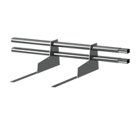 Снегозадержатель трубчатый Borge для гибкой черепицы, длина 3м (в ассорт)