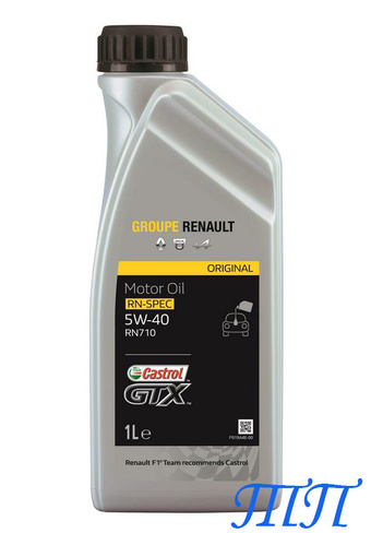 Масло моторное Renault - Castrol GTX RN-SPEC 5W-40 RN 710 (1 л)