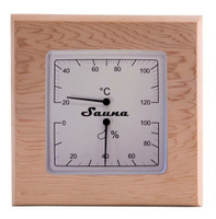 Термогигрометр SAWO для бани и сауны квадратный 225-THD