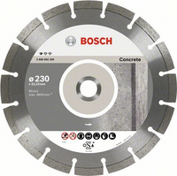 Алмазный диск для резки бетона bosch 230х22.2 мм standard for concrete